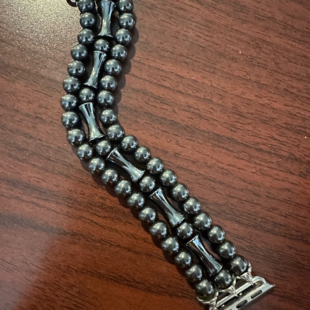 Apple Watch band 40mm stretch magnetic black hematite